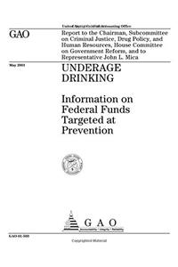 Underage Drinking: Information on Federal Funds Targeted at Prevention