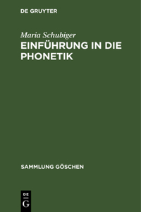 Einführung in Die Phonetik