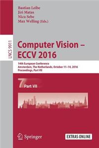 Computer Vision - Eccv 2016