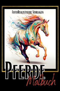 Malbuch Pferde 