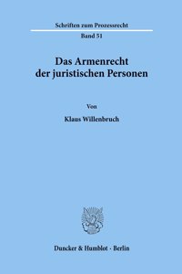 Das Armenrecht Der Juristischen Personen