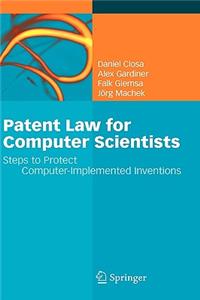 Patent Law for Computer Scientists