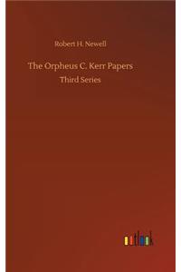 Orpheus C. Kerr Papers