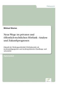 Neue Wege im privaten und öffentlich-rechtlichen Hörfunk - Analyse und Zukunftprognosen: Zukunft der Mediengesellschaft: Hörfunksender als medienpädagogisches und medienpolitisches Handlungs- und Arbeitsfeld
