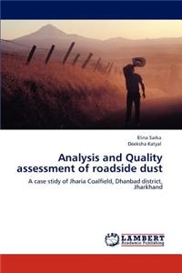 Analysis and Quality assessment of roadside dust