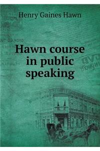 Hawn course in public speaking