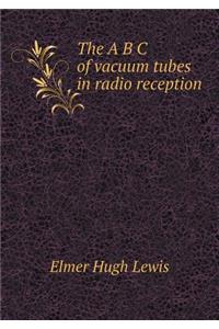 The A B C of Vacuum Tubes in Radio Reception