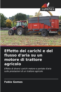 Effetto dei carichi e del flusso d'aria su un motore di trattore agricolo