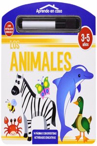 LOS ANIMALES LIBRO PIZARRA (APRENDO EN CASA) (Spanish Edition)