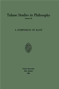 Symposium on Kant