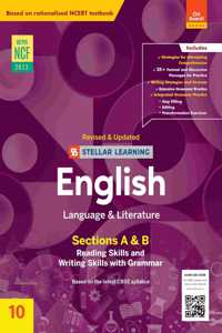 On Board! Revised Stellar Learning English Language & Literature Sec. A & B 10 By Ratna Sagar