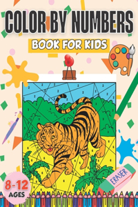 Color By Numbers Book For Kids Ages 8-12