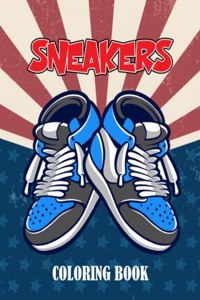 Sneakers Coloring Book