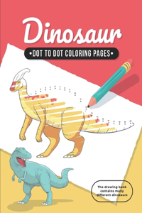 Dinosaur Dot To Dot Coloring Pages