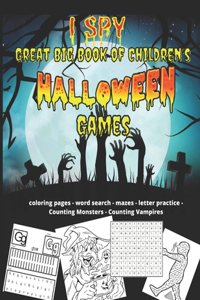 I SPY Great Big Book of Children's HALLOWEEN Games