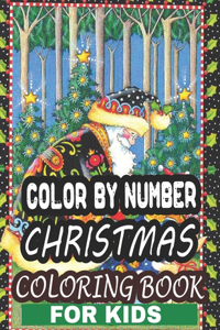 Color By Number Christmas Coloring Book For Kids