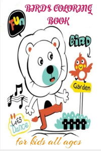 Birds Coloring Book for Kids All Ages