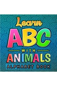 Learn ABC With Animals Alphabet Book