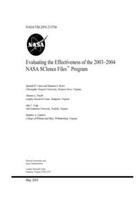 Evaluating the Effectiveness of the 2003-2004 NASA SCIence Files(trademark) Program