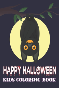 Happy Halloween Kids Coloring Book