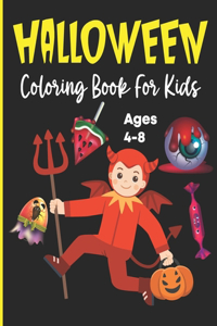 Halloween Coloring Books For Kids Ages 4-8