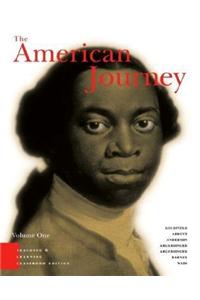American Journey, Teaching and Learning Classroom Edition, Volume 1 and History Notes Package