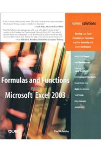 Formulas and Functions with Microsoft Excel 2003