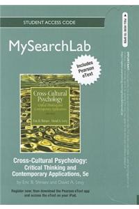 MyLab Search with Pearson eText -- Standalone Access Card -- for Cross-Cultural Psychology
