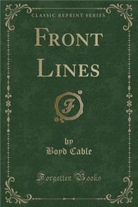 Front Lines (Classic Reprint)