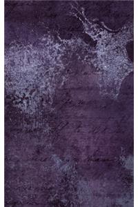 Distressed Sangria Composition Notebook - Small Blank Notebook (Hardcover Journal / Diary / Sketchbook)