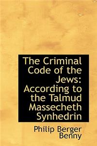 The Criminal Code of the Jews