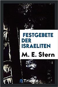 Festgebete Der Israeliten