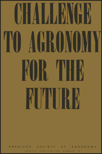 Challenge to Agronomy for the Future