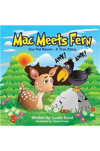 Mac Meets Fern - Our Pet Raven - A True Story