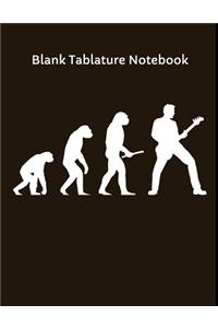 Blank Tablature Notebook