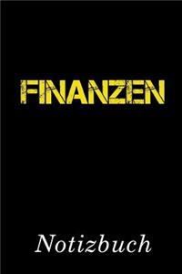 Finanzen Notizbuch