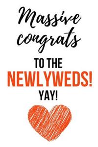 Massive Congrats To The Newlyweds! Yay!