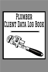 Plumber Client Data Log Book