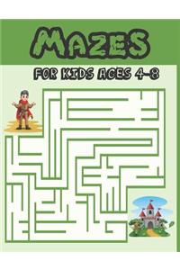Mazes for Kids Ages 4-8