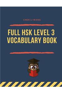 Full Hsk Level 3 Vocabulary Book