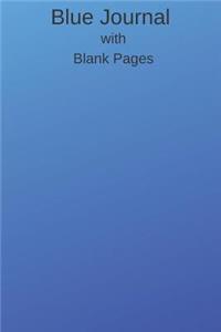 Blue Journal with Blank Pages