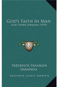God's Faith in Man