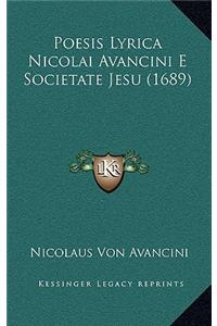 Poesis Lyrica Nicolai Avancini E Societate Jesu (1689)