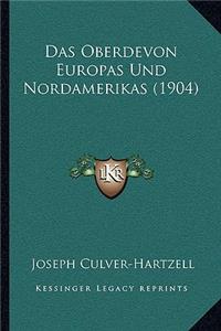 Oberdevon Europas Und Nordamerikas (1904)