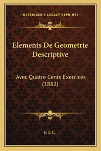 Elements De Geometrie Descriptive