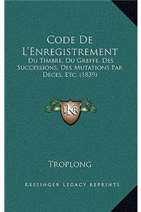 Code De L'Enregistrement