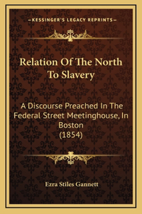 Relation Of The North To Slavery