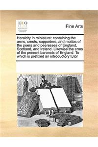 Heraldry in miniature
