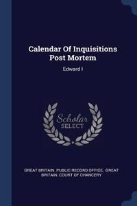 Calendar Of Inquisitions Post Mortem