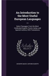 Introduction to the Most Useful European Languages ...